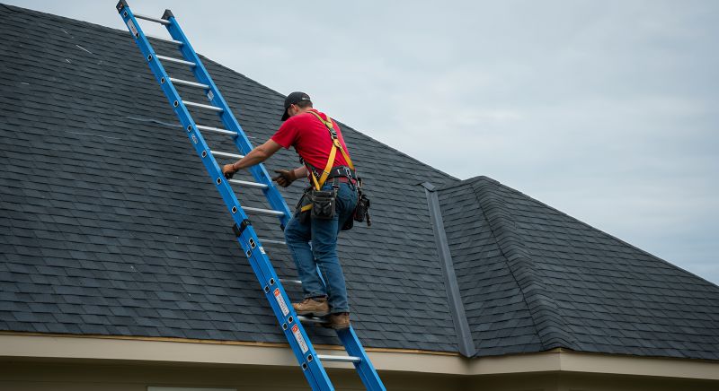 Roofing Contractor Discussing Options